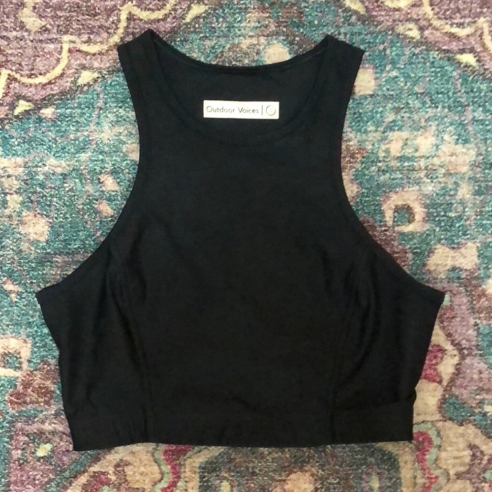 OV Athena crop in charcoal